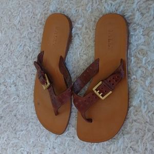 Bally Push Toe Slippers.